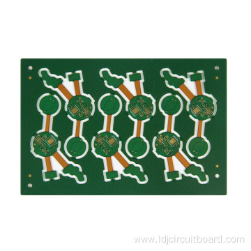 Double-Side PCB Rigid Flex PCB HASL Circuit Board